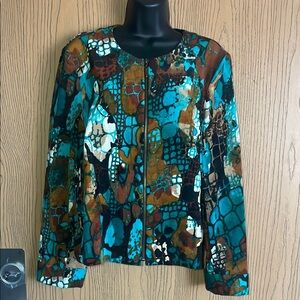 ❄️3/$15❄️Colorful Abstract Pattern Jacket